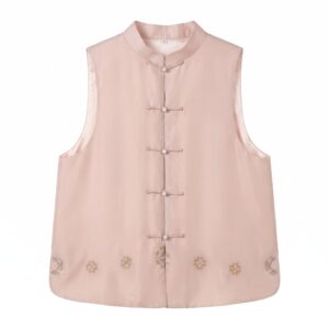 Organza Hand-Embroidered Vest | 欧根纱手绣马甲