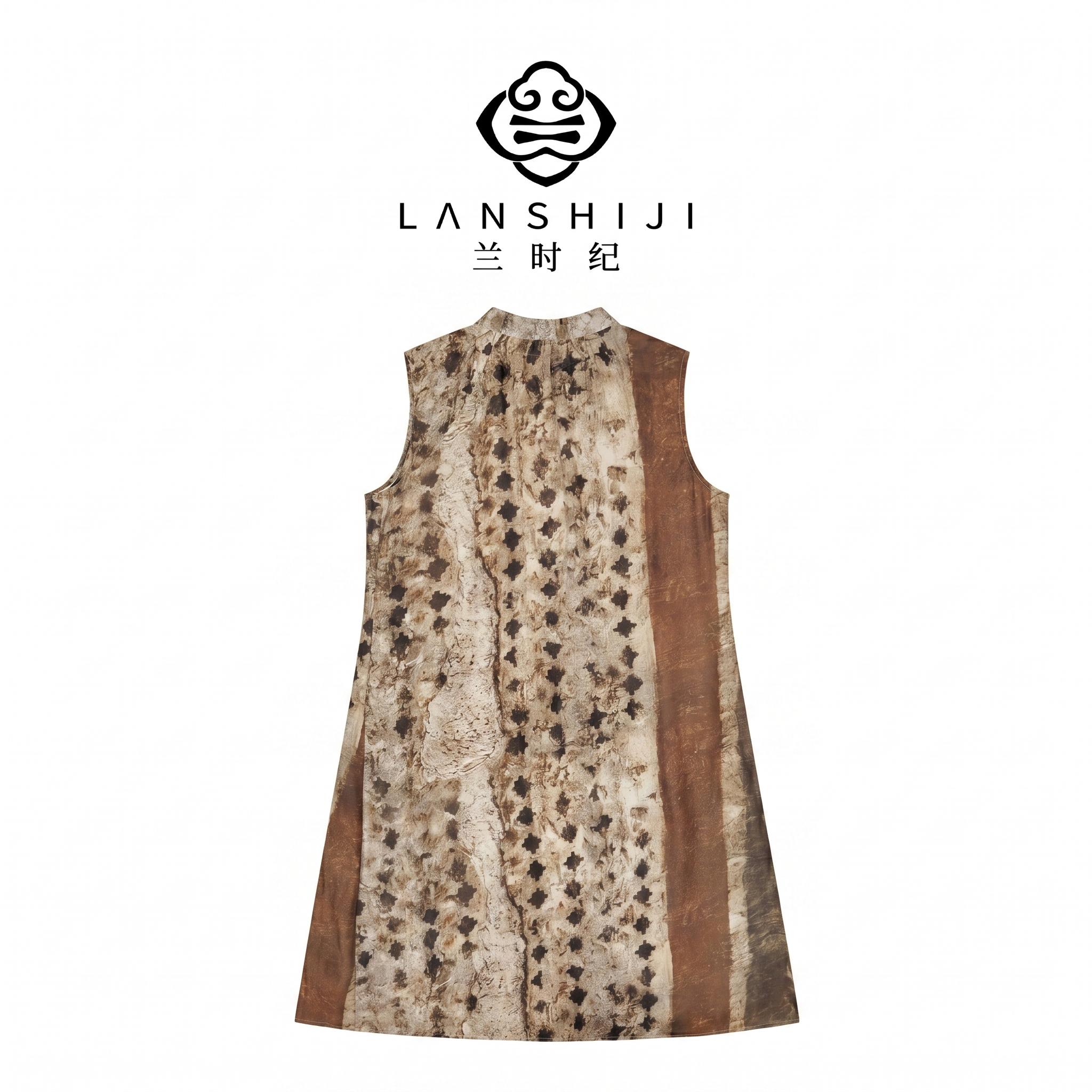 Refined Sleeveless Mulberry Silk Dress