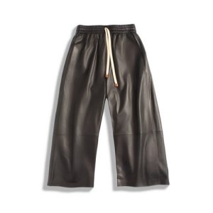 Custom-Made Water-Dyed Uncoated Cropped Wide-Leg Pants for Women High-Quality Fashionable Comfortable
