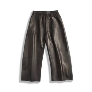 Alternative view of Custom-Made Water-Dyed Uncoated Cropped Wide-Leg Pants for Women High-Quality Fashionable Comfortable