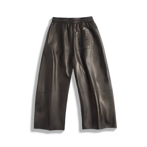 Custom-Made Water-Dyed Uncoated Cropped Wide-Leg Pants for Women High-Quality Fashionable Comfortable - Image 2