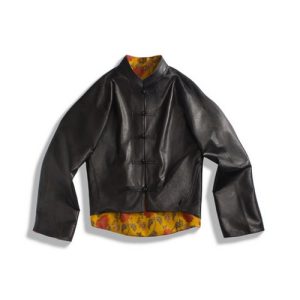 Alternative view of Perforated Goat Leather Coat - Two-Sided Double-Punch Design for Stylish Warmth