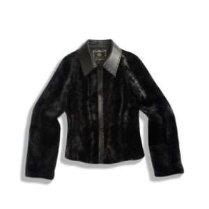 Handcrafted Water Ripple Mink SAGA Certified Luxury Fur Coat