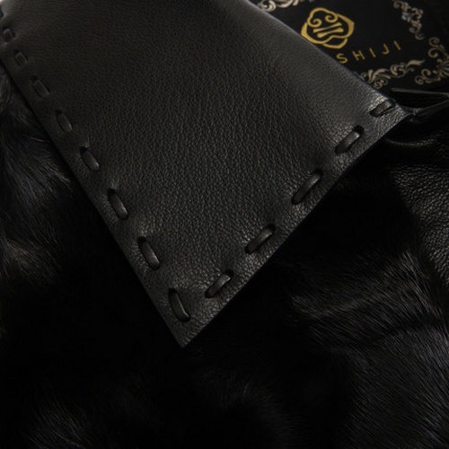 Handcrafted Water Ripple Mink SAGA Certified Luxury Fur Coat - Image 5