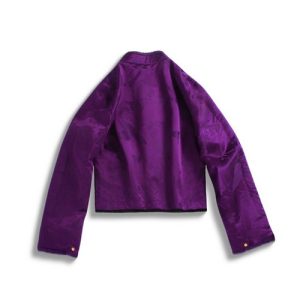 Alternative view of Reversible Mink Fur & Leather Integrated Garment - Double-Sided Water Mink Fur Coat for Women