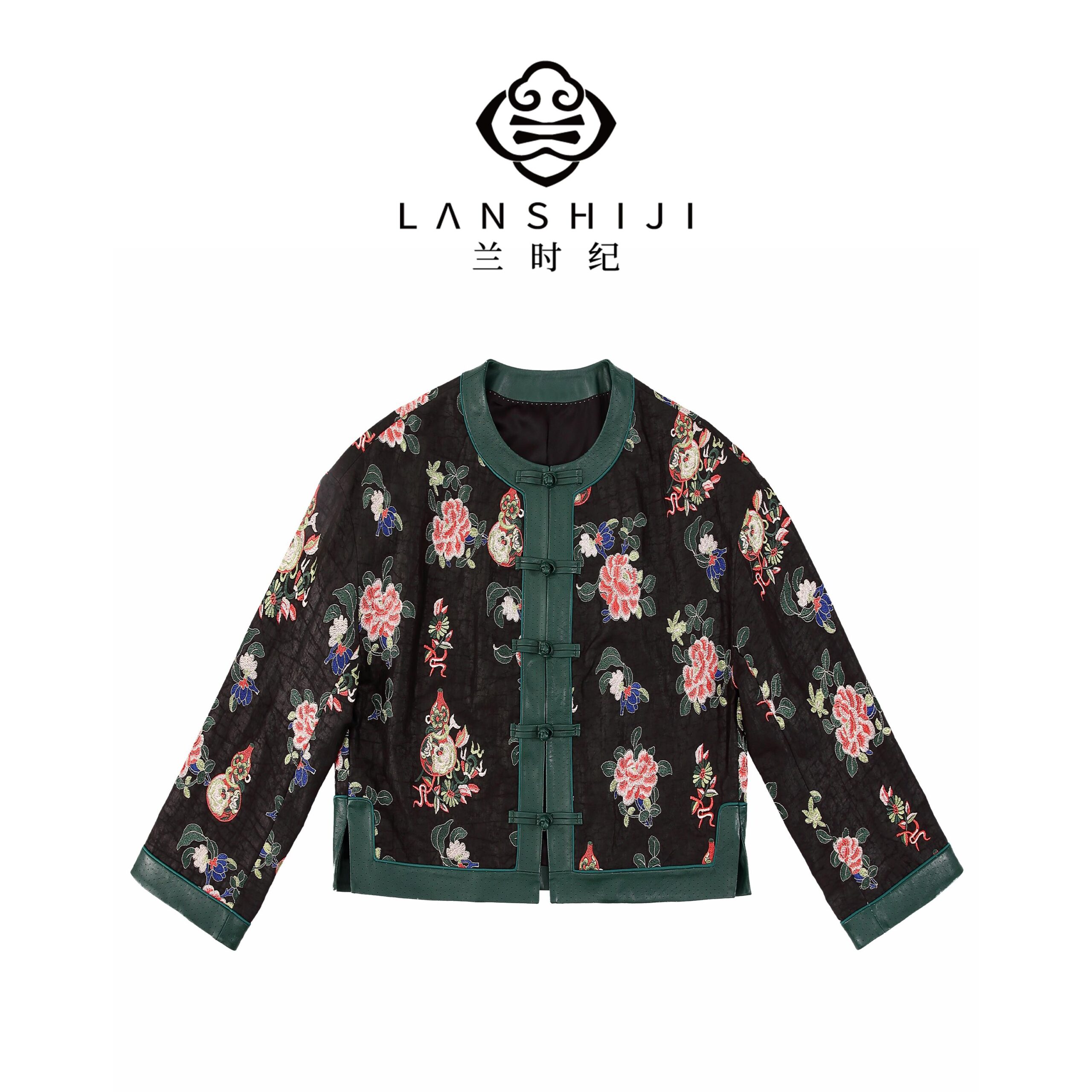 Gambiered Silk & Goat Leather Coat | 香云纱山羊皮外套