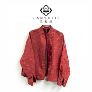 ShangJiuKai pink Xiangyun silk top | 上久楷粉色香云纱上衣