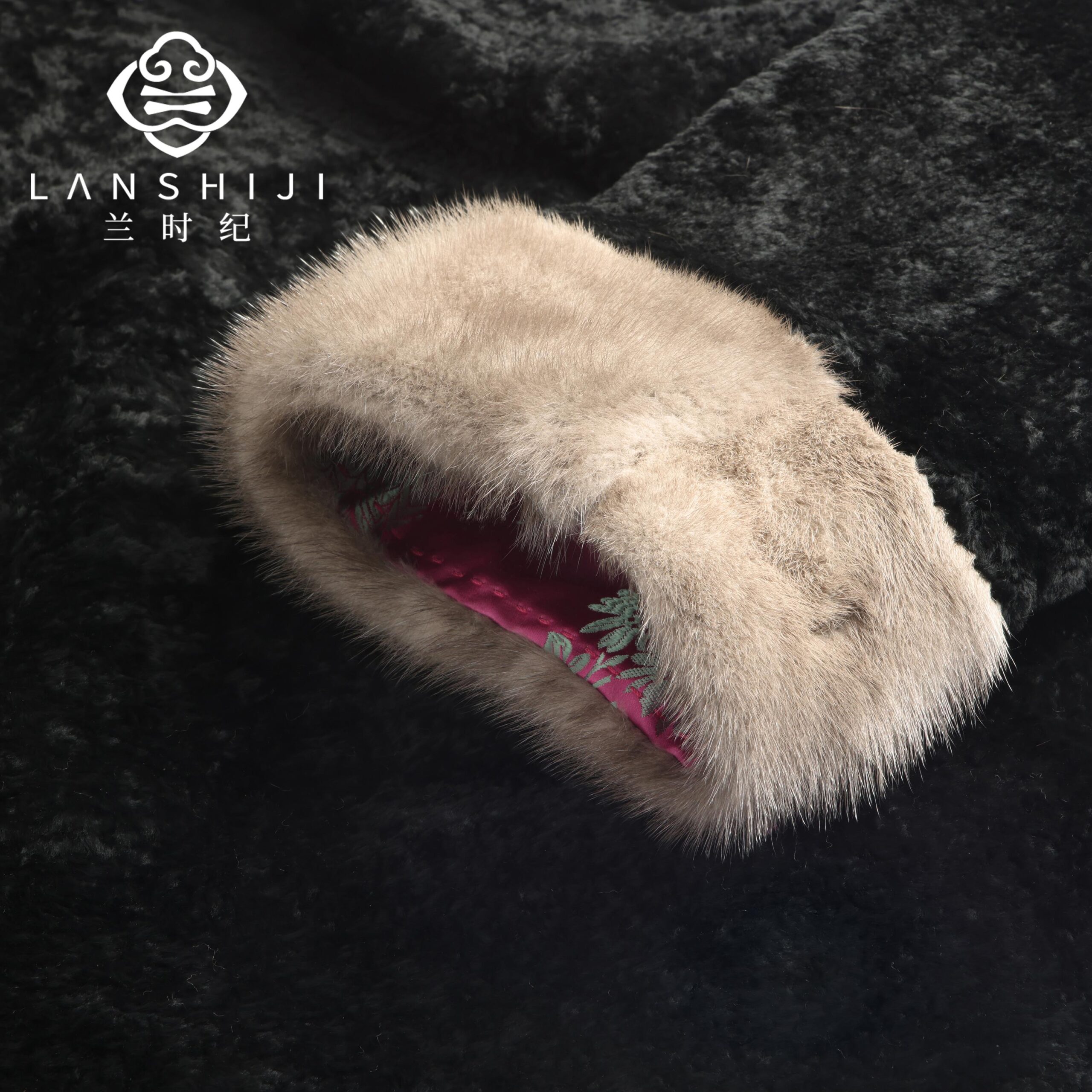 Vintage Satin Shearling Reversible Coat | 老缎皮毛一体两面穿 - Image 5