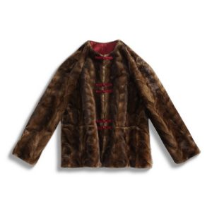 Crescent Sable Reversible Fur Coat - Double-Sided Luxury Fur Jacket for Women