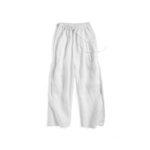 Relaxed-Fit Linen Pants - Comfortable & Breathable Loose Trousers for Everyda...