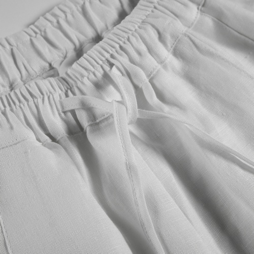 Relaxed-Fit Linen Pants - Comfortable & Breathable Loose Trousers for Everyda... - Image 7