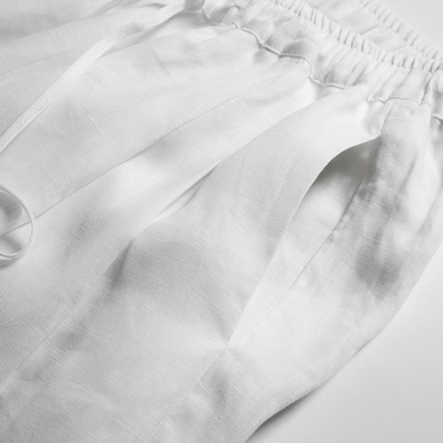Relaxed-Fit Linen Pants - Comfortable & Breathable Loose Trousers for Everyda... - Image 8