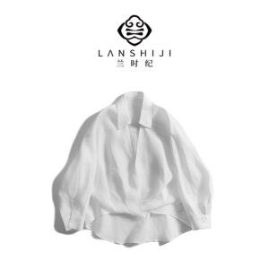 White Relaxed-Fit Linen Shirt - Comfortable and Stylish for Everyday Wear