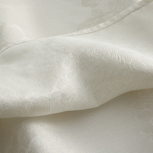 Gold-Woven Mulberry Silk T-Shirt for Women Soft Luxurious Fabric Perfect for Casual Wear Available in White - Image 5