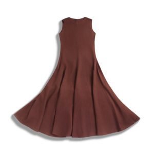 Alternative view of Naturally Textured Linen Sleeveless Dress | 咖对丝无袖亚麻连衣裙