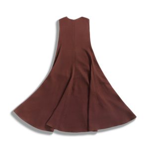 Naturally Textured Linen Sleeveless Dress | 咖对丝无袖亚麻连衣裙