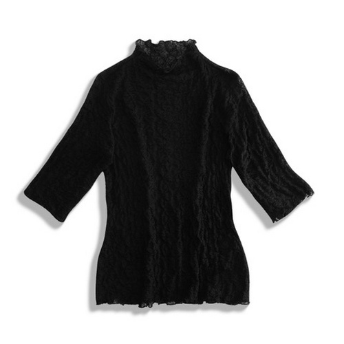 Versatile Short-Sleeve Base Layer in black | 黑色万能半袖打底 - Image 2