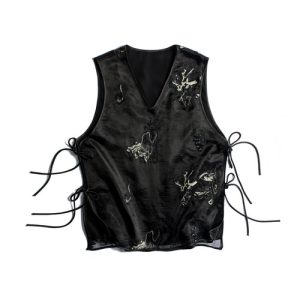Landscape Embroidery Vest | 山水刺绣马夹
