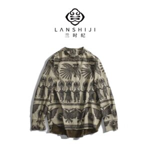 Women's Shirt with Traditional Miao Motifs | 女士苗族传统纹饰衬衫