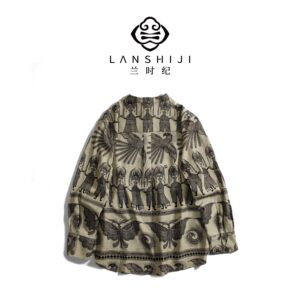 Alternative view of Women's Shirt with Traditional Miao Motifs | 女士苗族传统纹饰衬衫