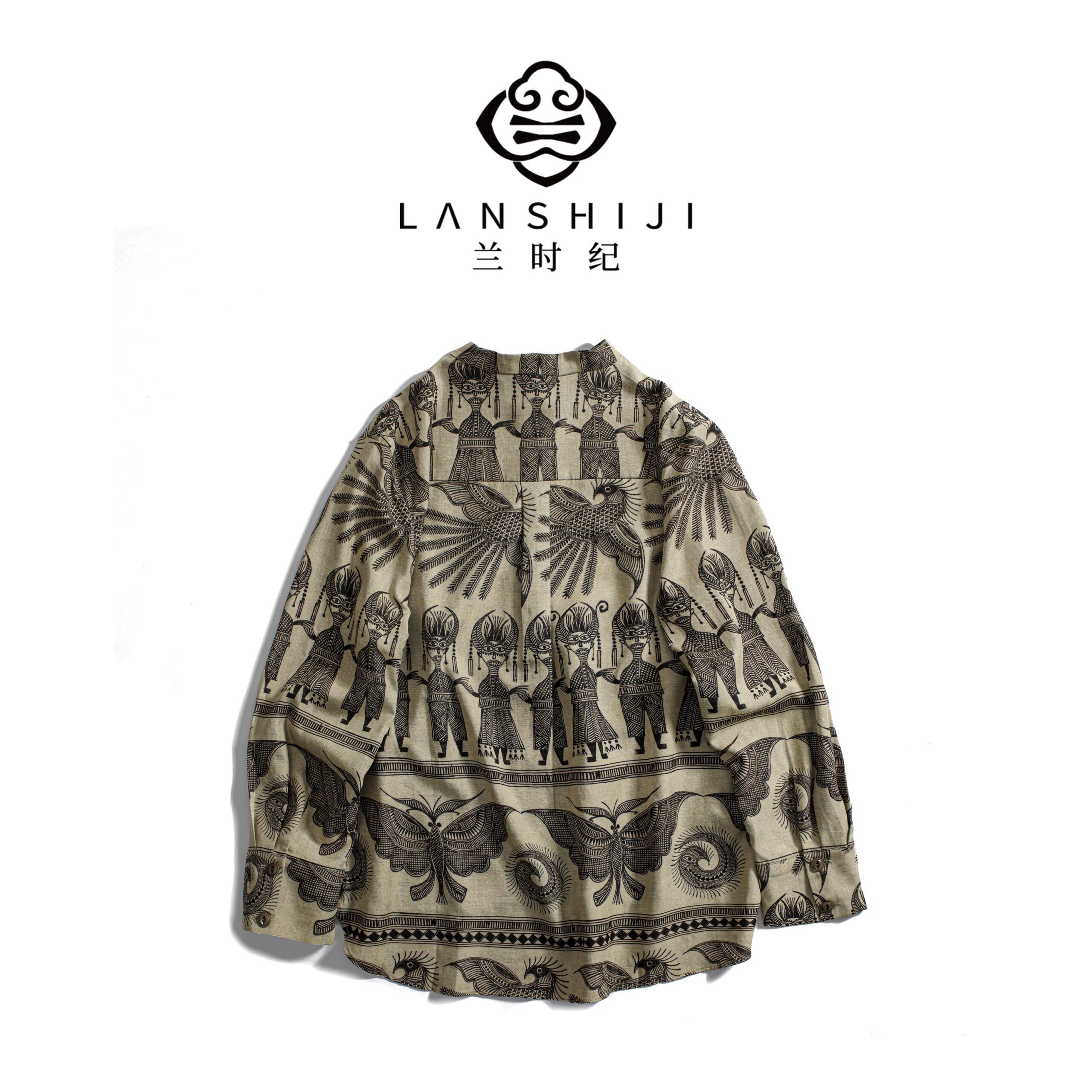 Women's Shirt with Traditional Miao Motifs | 女士苗族传统纹饰衬衫 - Image 2