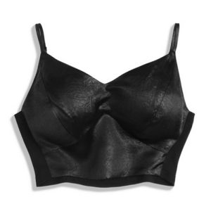 Acetate Backless Top - Black Options for Comfortable Wear