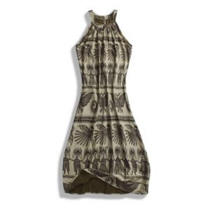Miao Ethnic Pattern Halter Dress | 苗族纹案挂脖连衣裙