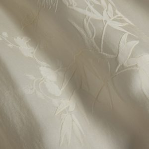 Alternative view of Jacquard Straight-Leg Pants in White | 白提花直筒裤