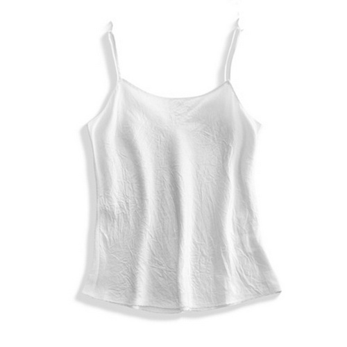 Acetate Cami Top in white | 白醋酸吊带 - Image 2