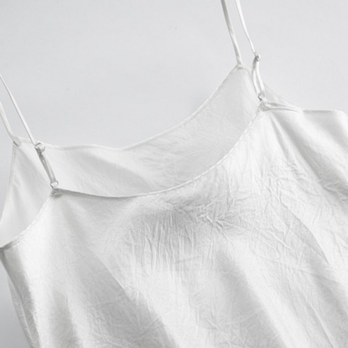 Acetate Cami Top in white | 白醋酸吊带 - Image 3