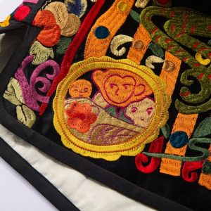 Alternative view of 2 Million Stitches Traditional Hmong Embroidery Jacket Chinese Intangible Cultural Heritage Handcrafted Artisan Wear