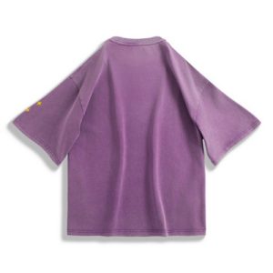 Alternative view of Danish Fairy Tale Fun Embroidery T-Shirt in pink | 粉丹麦童话趣味刺绣 T 恤