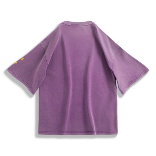 Danish Fairy Tale Fun Embroidery T-Shirt in pink | 粉丹麦童话趣味刺绣 T 恤 - Image 2