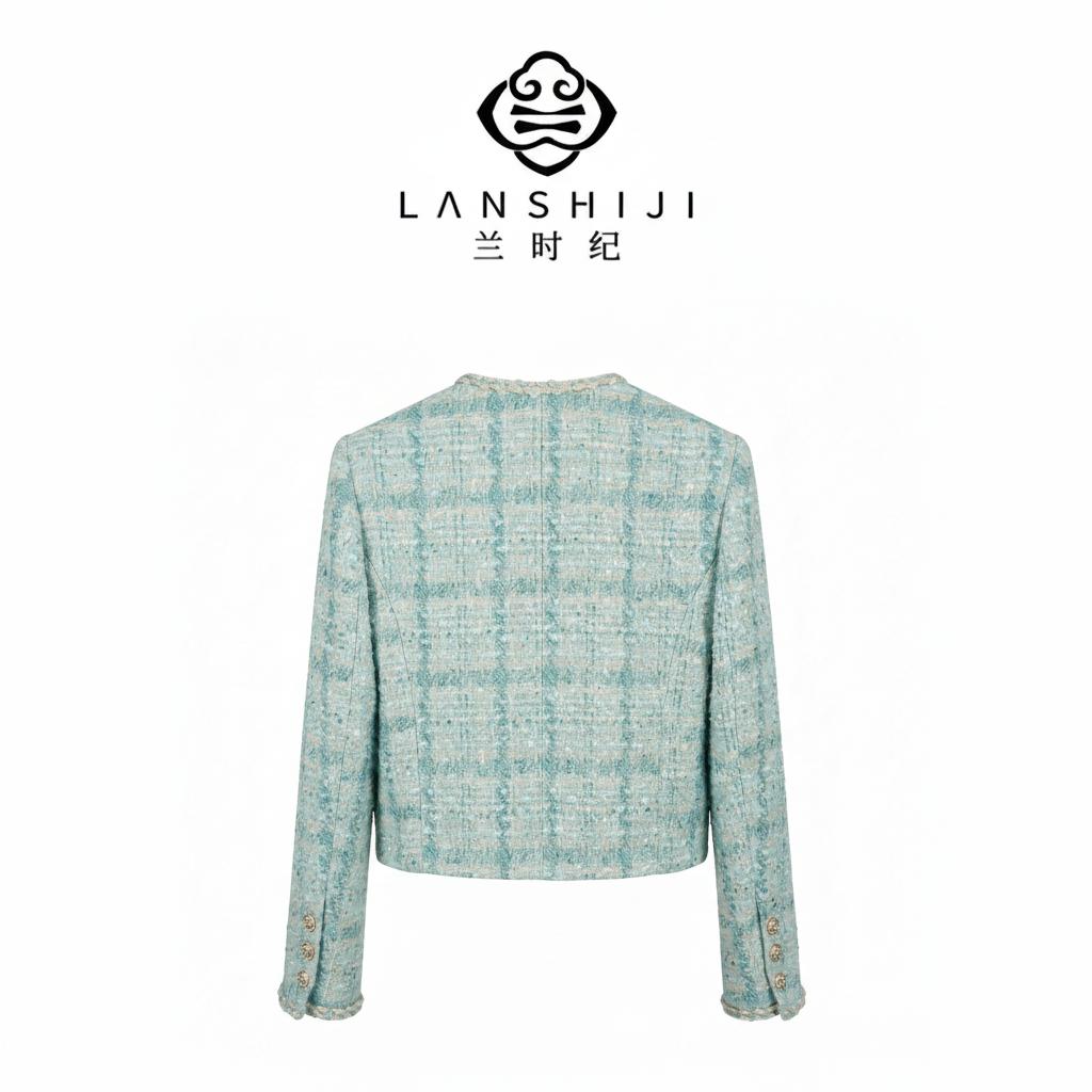 Blue Chanel -Style Jacket • Custom Imported Fabric | 蓝小香风外套 - Image 2