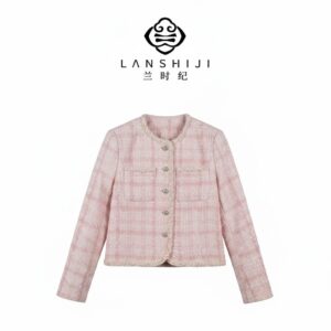 Pink Chanel -Style Jacket • Custom Imported Fabric | 粉小香风外套