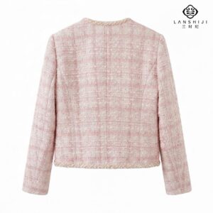 Alternative view of Pink Chanel -Style Jacket • Custom Imported Fabric | 粉小香风外套