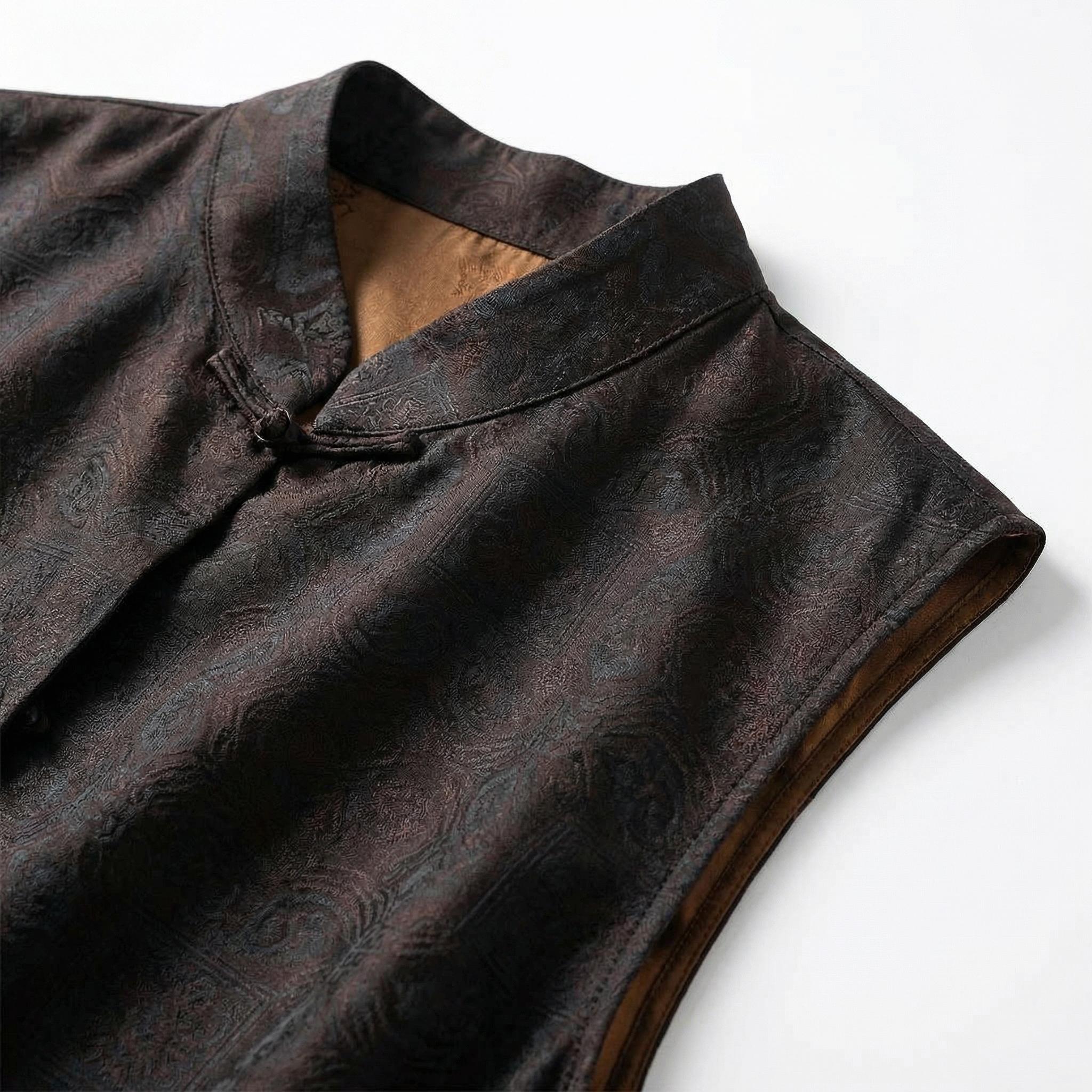 Shangjiukai Multicolored Brocade Xiangyunsha Vest | 上九楷五彩霞锦香云纱马甲 - Image 3