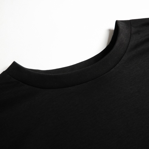 Black Pima Cotton T-Shirt | 匹马棉 - Image 5