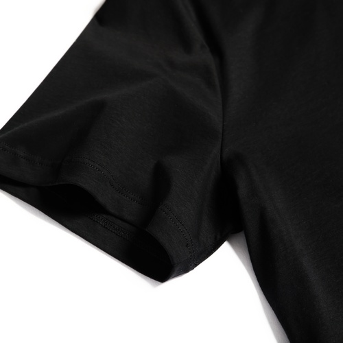 Black Pima Cotton T-Shirt | 匹马棉 - Image 4