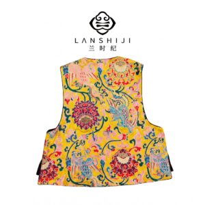 Alternative view of 丝毛段连枝马甲 Silk-Wool Floral Vest