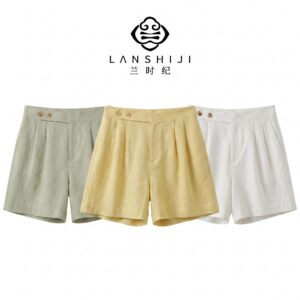 LAN SHI JI RL亚麻短裤 LAN SHI JI RL Linen Shorts