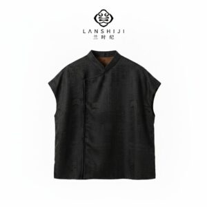 上久楷战国策偏襟上衣 | Shangjiu-Inspired “Strategies of the Warring States” Asymmetrical Front Top