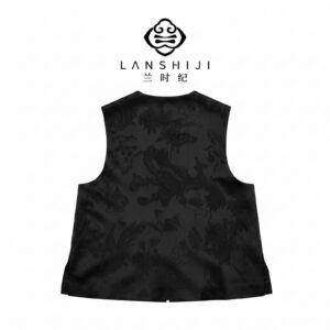 Alternative view of 手绣前贴花马甲 Hand-Embroidered Floral Vest
