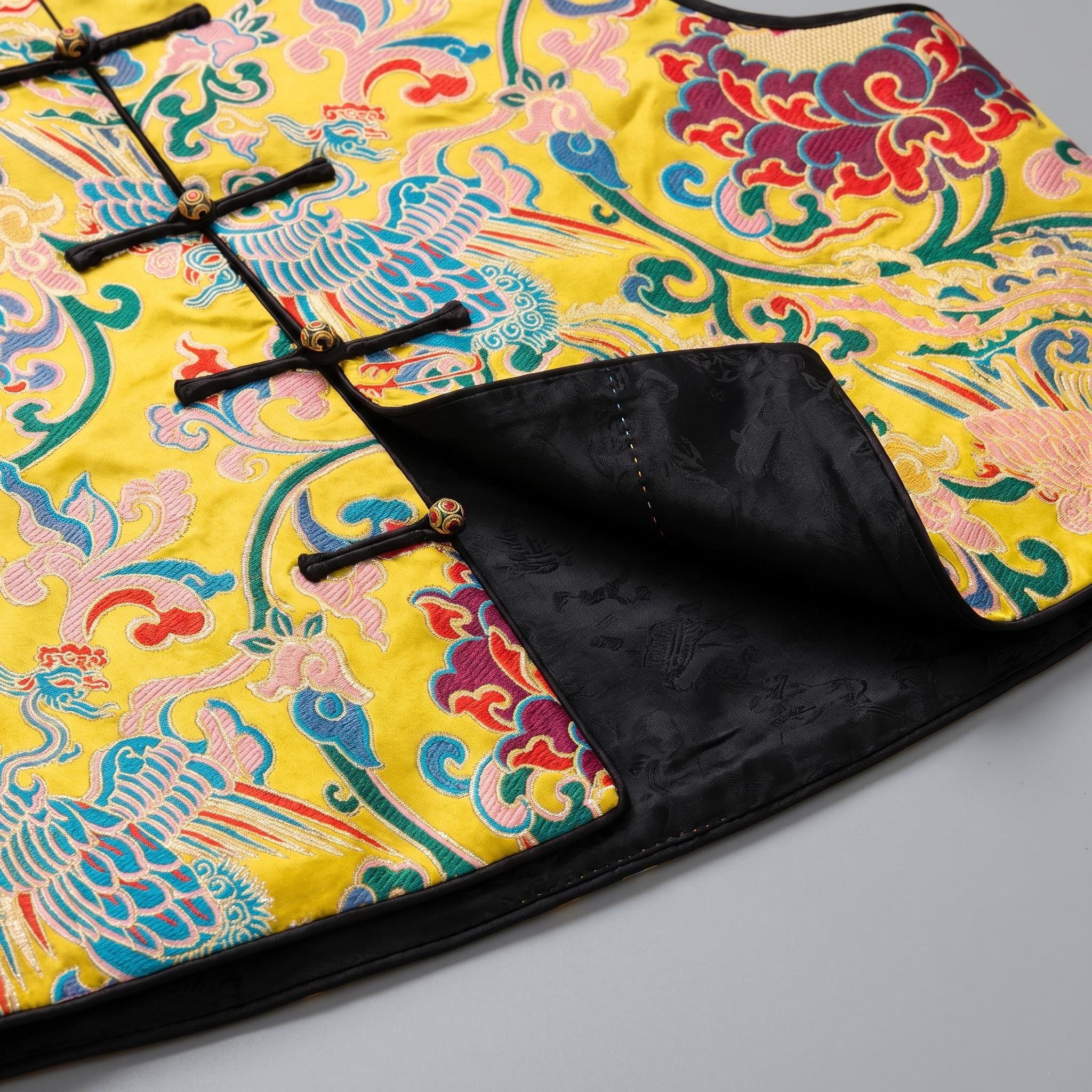 丝毛段连枝马甲 Silk-Wool Floral Vest - Image 4