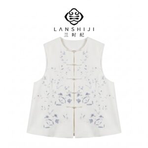 秀珍珠绣花马甲 Pearl Embroidered Vest