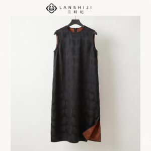 上九楷茧型连体裙 Shang jiu kai Cocoon-Silhouette Dress